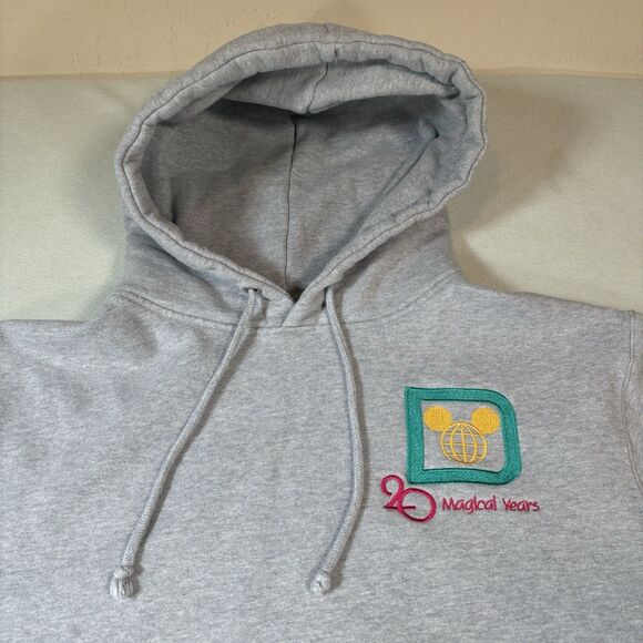 Disney Parks 20th Anniversary Vault Collection Mickey Pullover Hoodie 1991 WDW - Picture 5 of 8